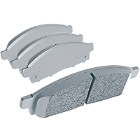 Pastilhas de travão traseiras